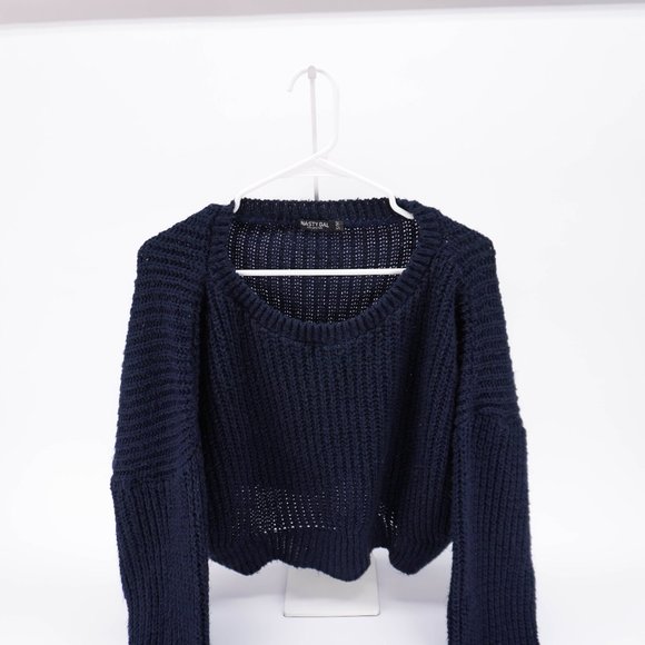 Nasty Gal Sweaters - NASTY GAL Women's Blue Knitted Sweater